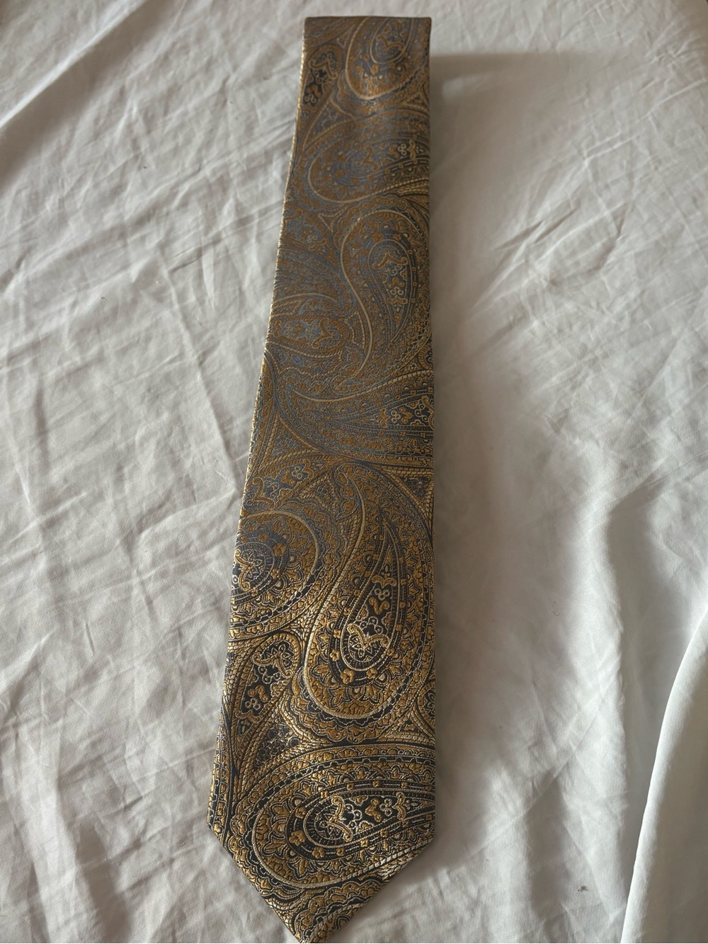 Geoffrey Beene Paisley Silk Tie